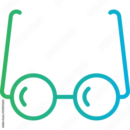Glasses single icon vector illustration