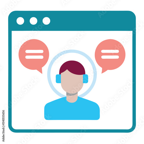 Chat Window With Support Conversation