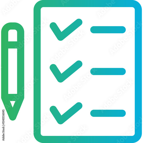 Todo list single icon vector illustration