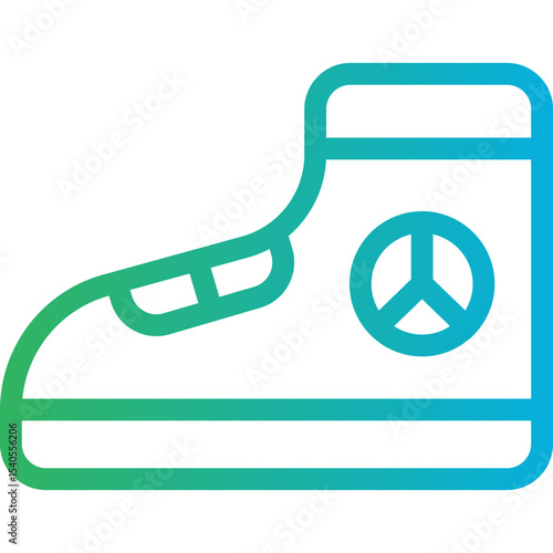Boot single icon vector illustration