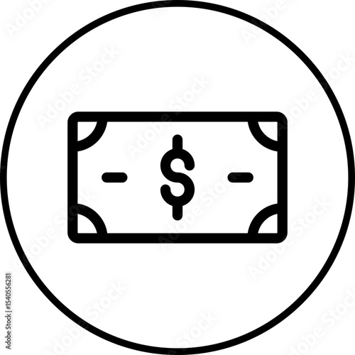 Cash single icon vector illustration