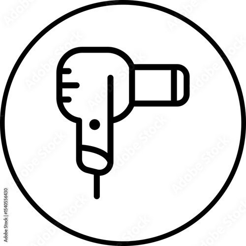 Drill single icon vector illustration