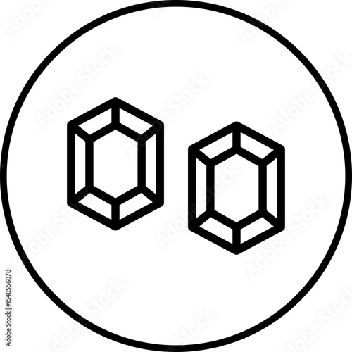 Stones single icon vector illustration