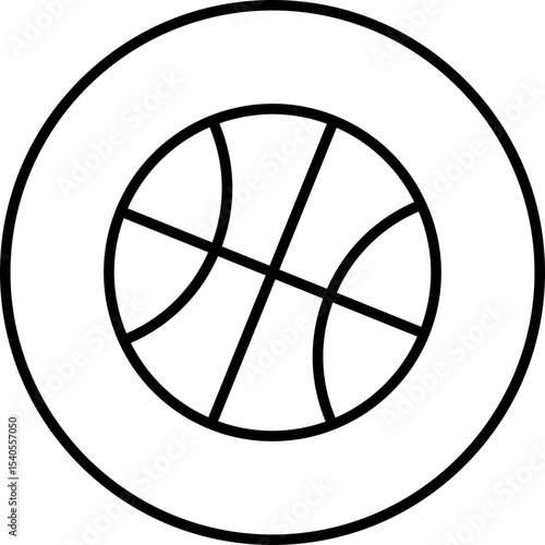 Ball single icon vector illustration