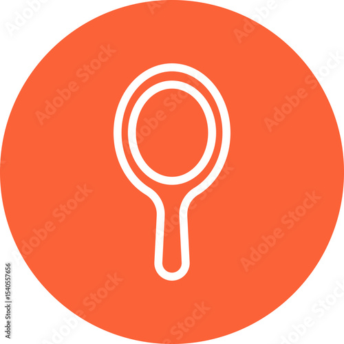 Mirror single icon vector illustration