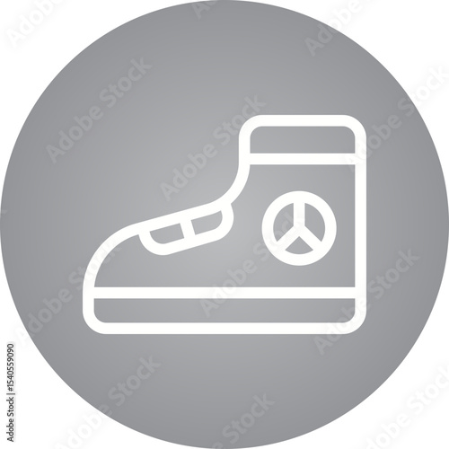 Boot single icon vector illustration