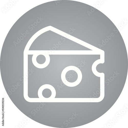 Cheese single icon vector illustration
