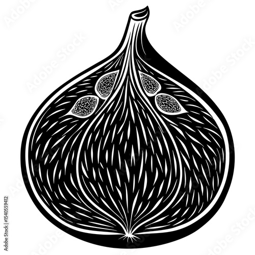 hand drawn vector illustration of an apple