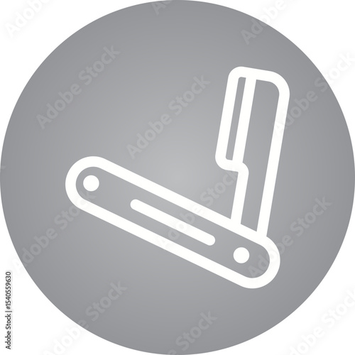 Razor single icon vector illustration