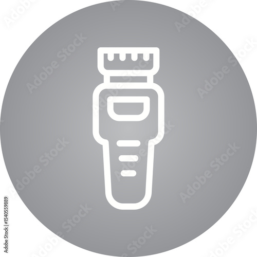 Trimmer single icon vector illustration
