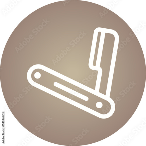 Razor single icon vector illustration