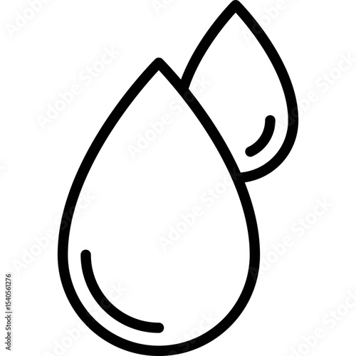 Drops single icon vector illustration