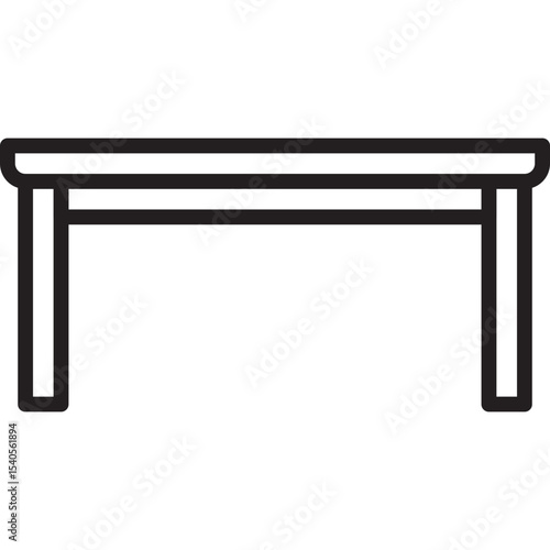 Table single icon vector illustration