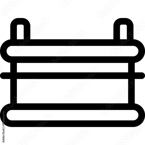 Battery single icon vector illustration