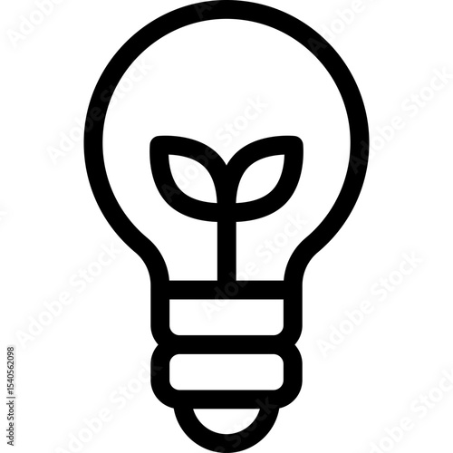 Bulb single icon vector illustration