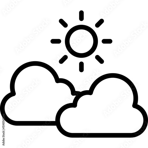 Cloud single icon vector illustration