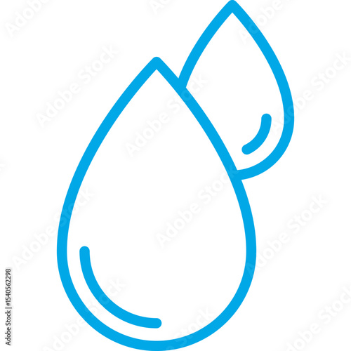 Drops single icon vector illustration