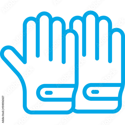 Gloves single icon vector illustration