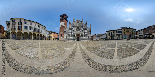 Wallpaper Mural Immersive 360 VR Panorama showcasing Monza Cathedral in Italy Torontodigital.ca