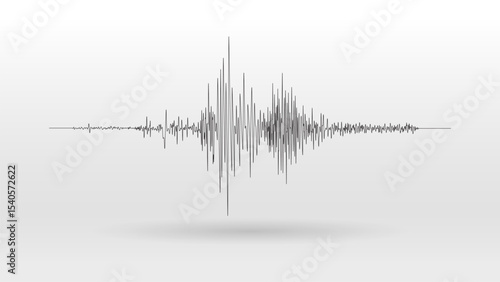 Seismology wave element scientist illustration vector background