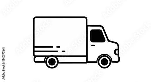 delivery truck vector illustration