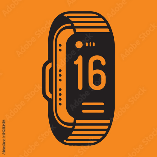 fitness tracker icon vector 