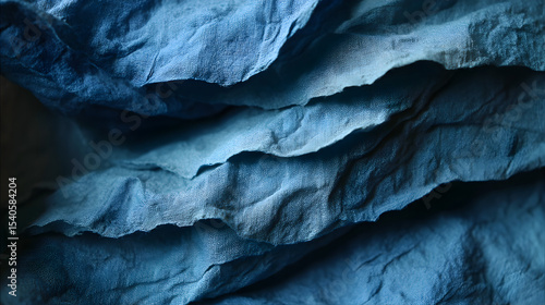 Wallpaper Mural Blue pastel handmade sheet with organic texture Torontodigital.ca