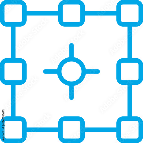 Target single icon vector illustration