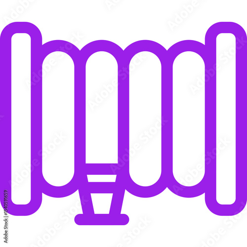 Hose single icon vector illustration
