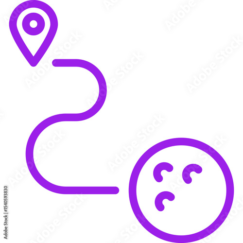 Moon single icon vector illustration