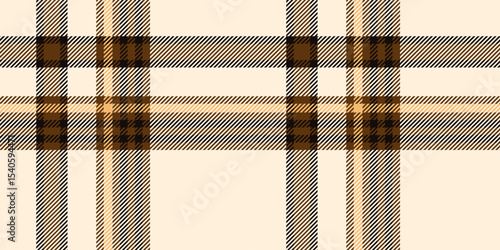  A timeless tartan plaid pattern featuring rich brown and beige tones with bold overlapping lines and squares, creating a sophisticated geometric design suitable for textiles or decorative projects.