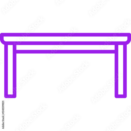 Table single icon vector illustration