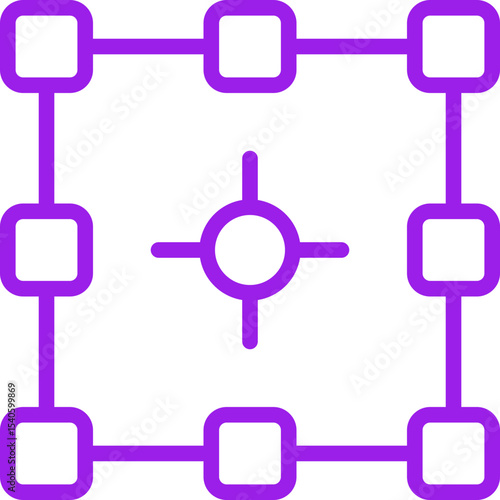 Target single icon vector illustration