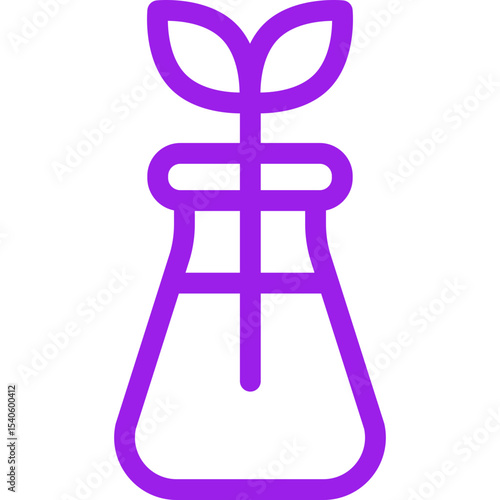 Chemical pant single icon vector illustration