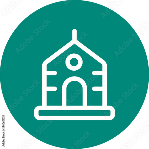 House single icon vector illustration