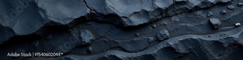 Dark, layered black shale Ideal for geology, mining, landscaping , texture, material