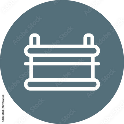 Battery single icon vector illustration