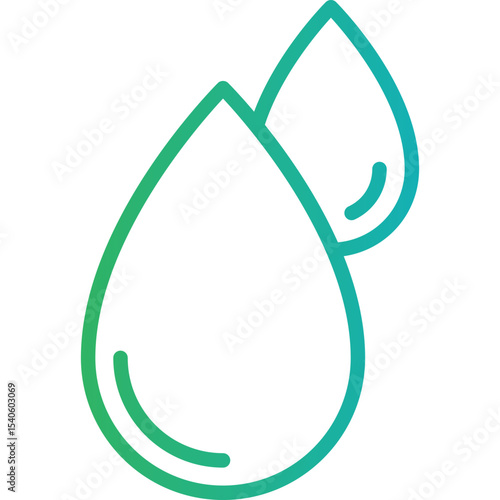Drops single icon vector illustration