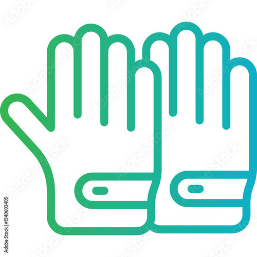 Gloves single icon vector illustration