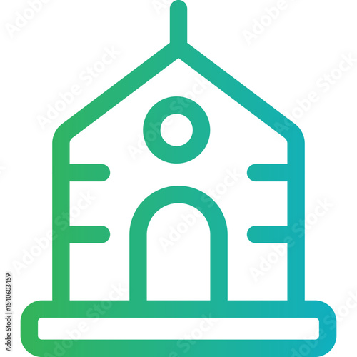 House single icon vector illustration