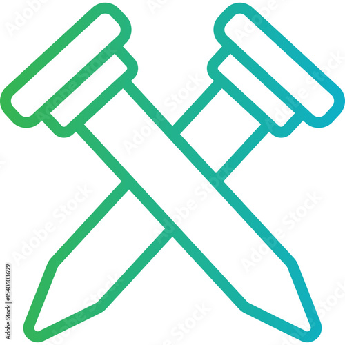 Nails single icon vector illustration