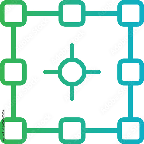 Target single icon vector illustration