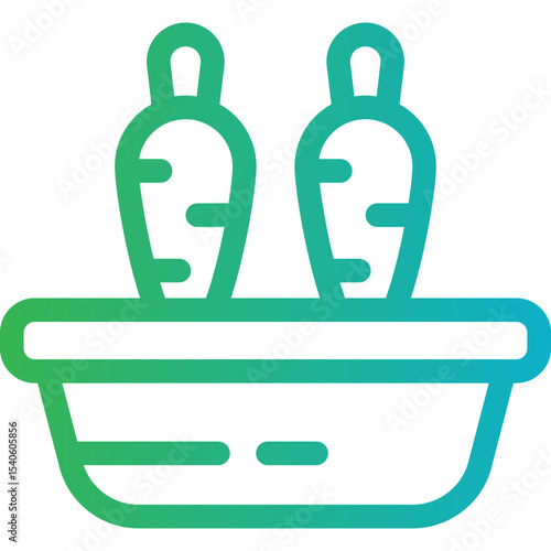 Carrots single icon vector illustration