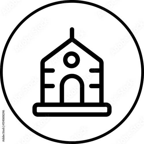 House single icon vector illustration