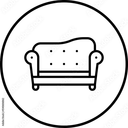 Sofas single icon vector illustration