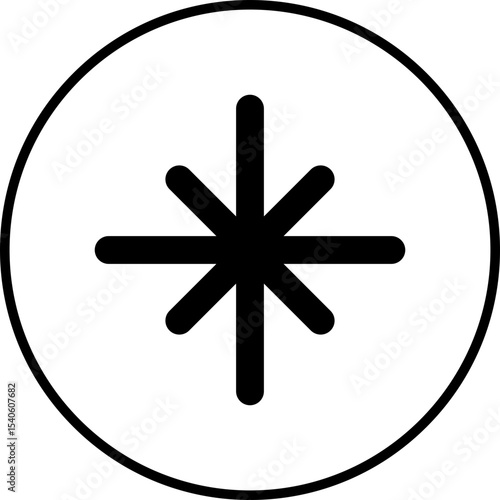 Stars single icon vector illustration