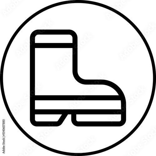Boots single icon vector illustration