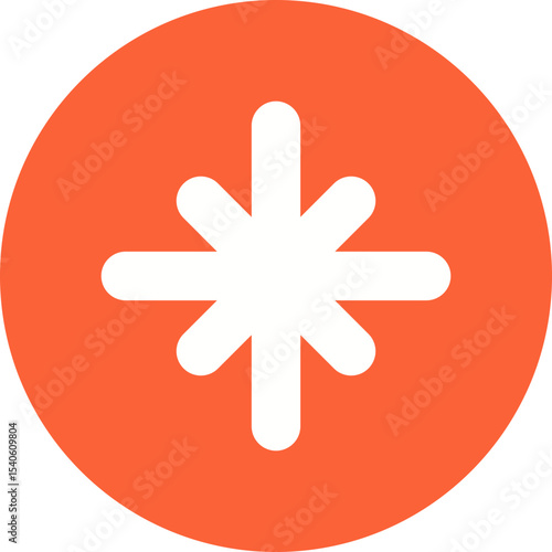 Star single icon vector illustration