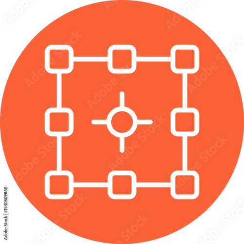 Target single icon vector illustration