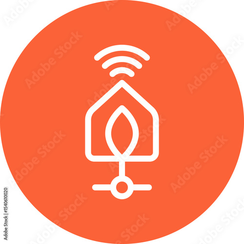 Camp single icon vector illustration